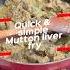 Quick Simple Mutton Liver Fry Shorts Cooking Mutton