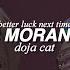 Doja Cat 4 Morant Better Luck Next Time LYRICS