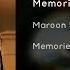 Maroon 5 Memories Audio