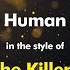 The Killers Human Karaoke Version From Zoom Karaoke