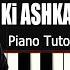 کی اشکاتو پاک میکنه ابی آموزش پیانو Ki Ashkato Pak Mikoneh Ebi Piano Tutorial