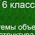 Урок по информатике 6 класс Структура системы