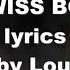 SWISS BOY Lyrics LOU SERN