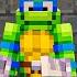 Minecraft X Teenage Mutant Ninja Turtles DLC All Bosses Fight Gameplay