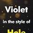 Hole Violet Karaoke Version From Zoom Karaoke