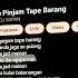 Lirik Lagu Ba Pinjam Tape Barang