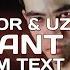 MINOR UZMIR MIGRANT TEXT VIDEO LDM TEXT UZ