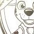 Coloring Paw Patrol Paw Patrol Coloring Pages For Kids Who Love Dogs Marshall