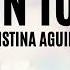 Christina Aguilera I Turn To You Lyrics