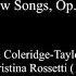 Samuel Coleridge Taylor Six Sorrow Songs Op 57 No 6 Too Late For Love Score Video