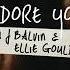 HUGEL X J Balvin X Ellie Goulding Feat Topic Arash Daecolm I Adore You Visualizer