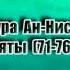 Файсал Ар Рушуд Сура Ан Ниса Аяты 71 75