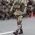 Turkish Soldiers Parading In The Streets Of Baku Azerbaijan