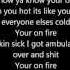 Eminem On Fire LYRICS