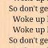 XG WOKE UP Lyrics