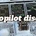 All Planes Autopilot Disconnect Alarm