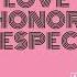 Andrew Sant X Kameelah Waheed Love Honor Respect F CLR Records