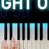 Tom Walker Leave A Light On Piano Tutorial