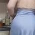 Blonde PAWG MILF In Blue Nightdress