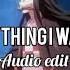 Billie Eilish Everything I Wanted Audio Edit