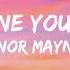 Conor Maynard Someone You Loved Lyrics