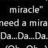 I Need A Miracle Third Day