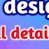 Make A Full Design Detailed Video Wilcom E4 Tutorial