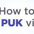 How To Request PUK Via SMS