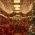 Cozy Christmas Vintage Train Interior Ambience Relaxing Holiday Journey