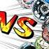 BEYBLADE X Vs METAL FIGHT BEYBLADES