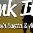 David Guetta Crank It Up Lyrics Ft Akon